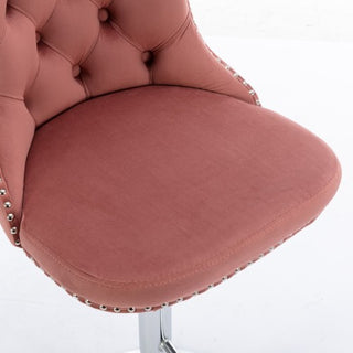Sasha Velvet Swivel Barstools (Set Of 2)