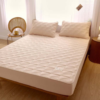Pure Cotton Quilted Mattress Protector