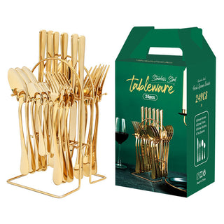 Gold Dinnerware Set Storage Rack Dishwasher