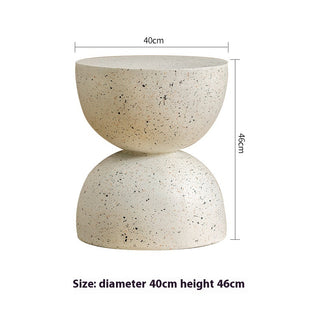 Hourglass Small Round Side Table