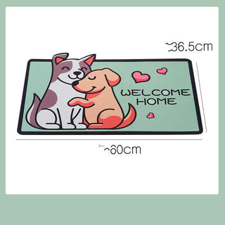 Cartoon Welcome Doormat for Home