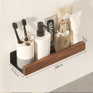 Solid Wood Bathroom Shelves