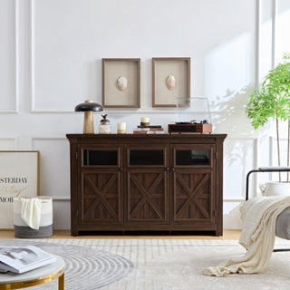 Oak Farmhouse Buffet Sideboard
