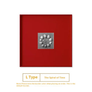 Red Minimalist Decorative Painting