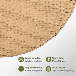 Outdoor Rattan Sectional Sofa Set (7 Pieces)
