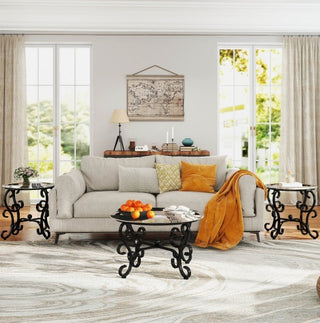 Round Decor Coffee Table/Side Table