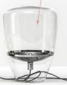Scandinavian Minimalist Living Room Glass Table Lamp