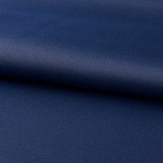 Dark Blue Printed Blackout Bedroom Curtains