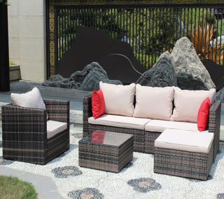 Rattan Patio Furniture Set Wicker Sofa