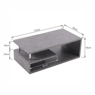 High Gloss LED Coffee Table