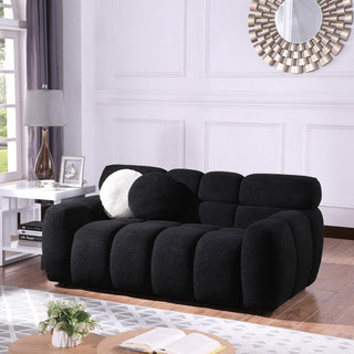 64.96 Length ,35.83inch Deepth ,human Body Structure For USA People, Marshmallow Sofa,boucle Sofa ,2 Seater, BEIGE BOUCLE