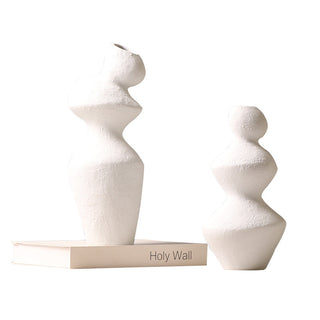 Modern Irregular Stacked Ceramic Vase