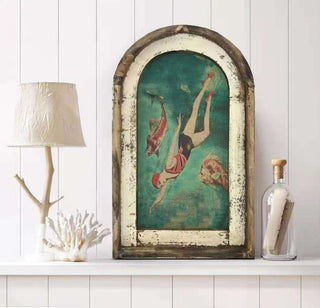 Swimming Wall Decorative Art