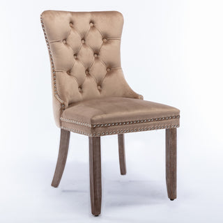Nikki Modern Tufted Velvet Dining Chair