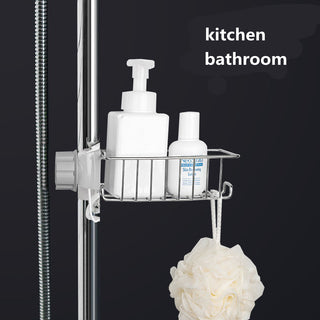 Adjustable Sink Drain Rack Sponge Storage