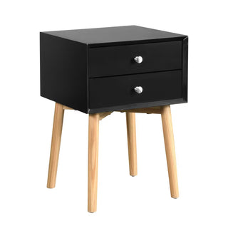 Bedside Table With 2 Drawers