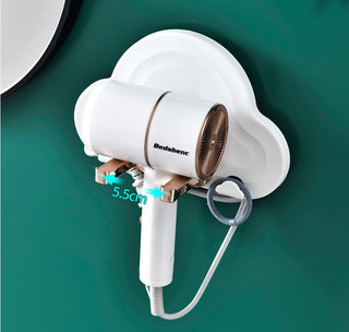 Non-Perforated Foldable Hair Dryer Hanger