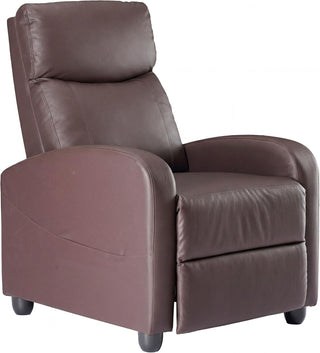 Single Sofa Recliner, Adjustable Seat, With Lumbar Support Design